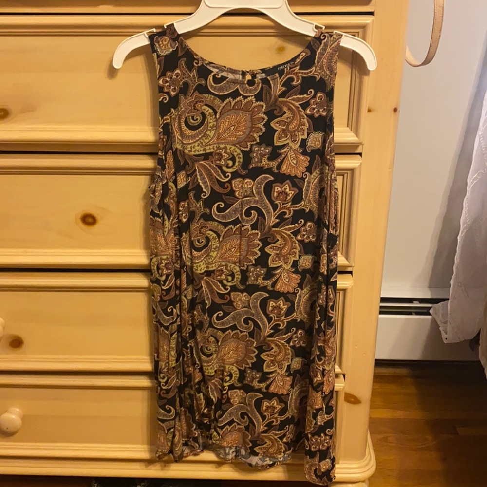 Paisley tank dress